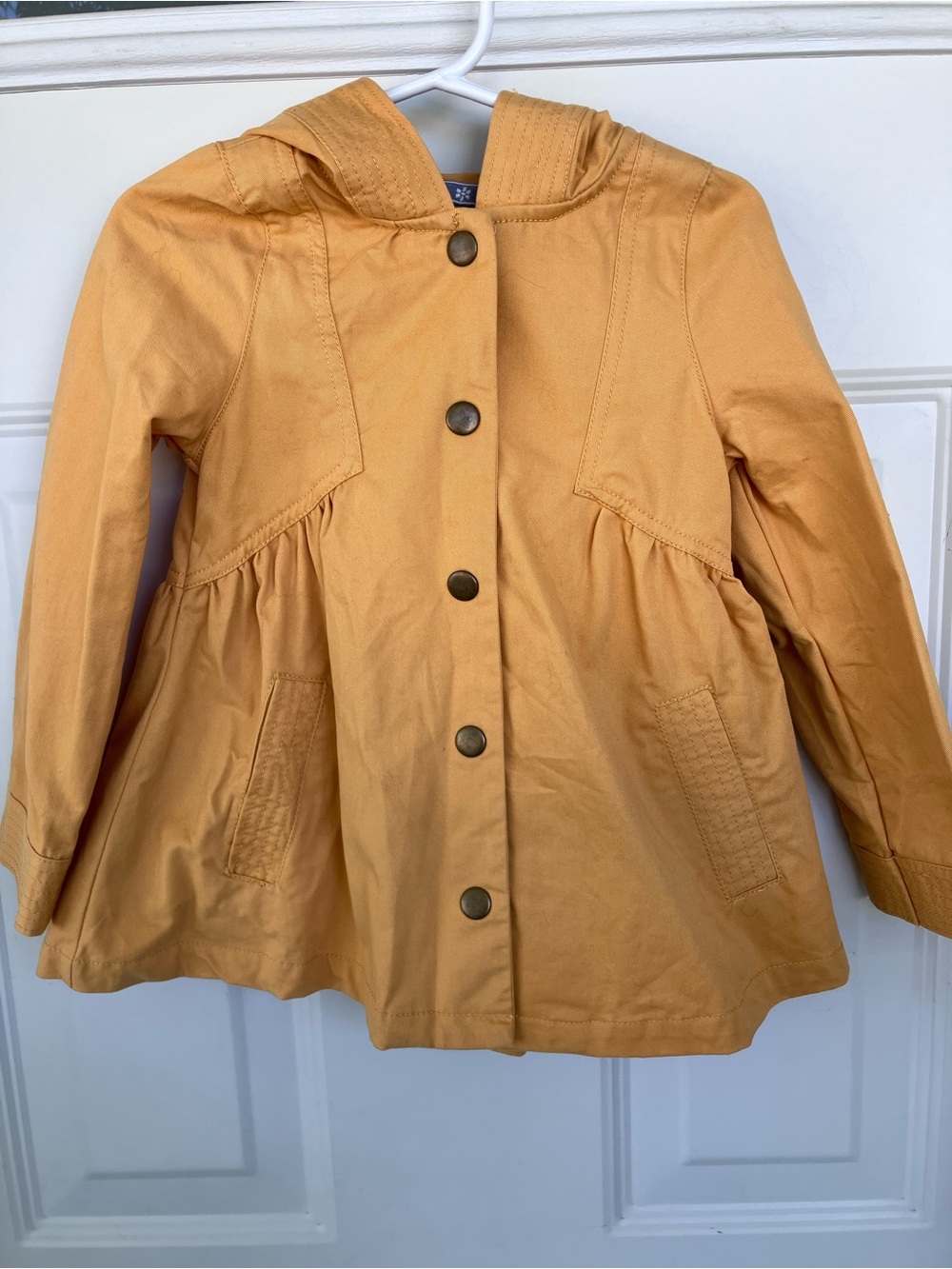 Rachel Zoe mustard yellow fall hooded jacket 3T